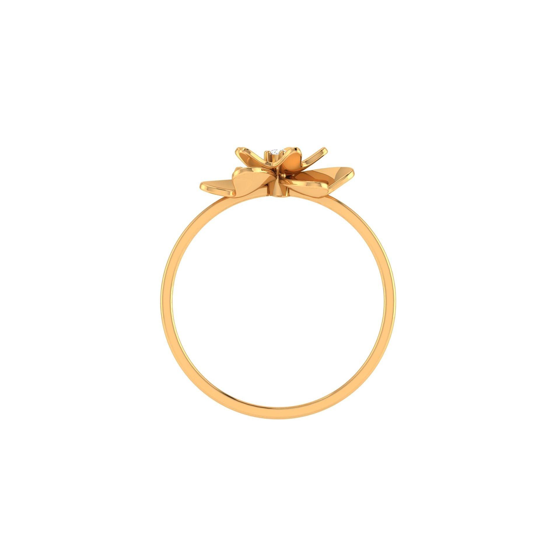Tiffany & Co. Bow 0.32 CTW Diamond 18K Rose Gold Ring Size 56 Tiffany & Co.  | TLC