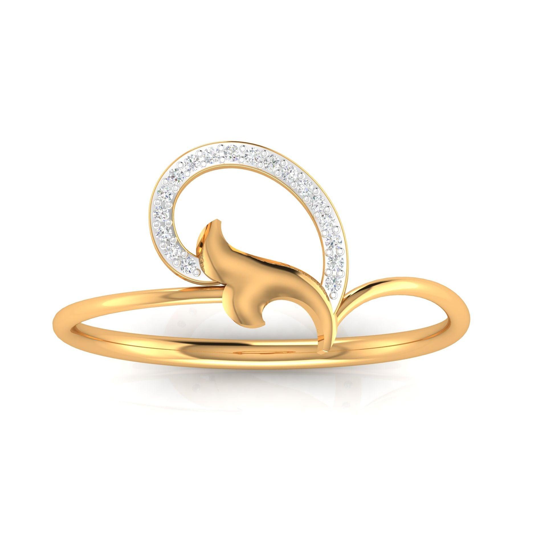 Adamjewellery Golden Gold Plated Silver Ring, Weight: 7.73 Grams at Rs  3599/piece in Ghaziabad