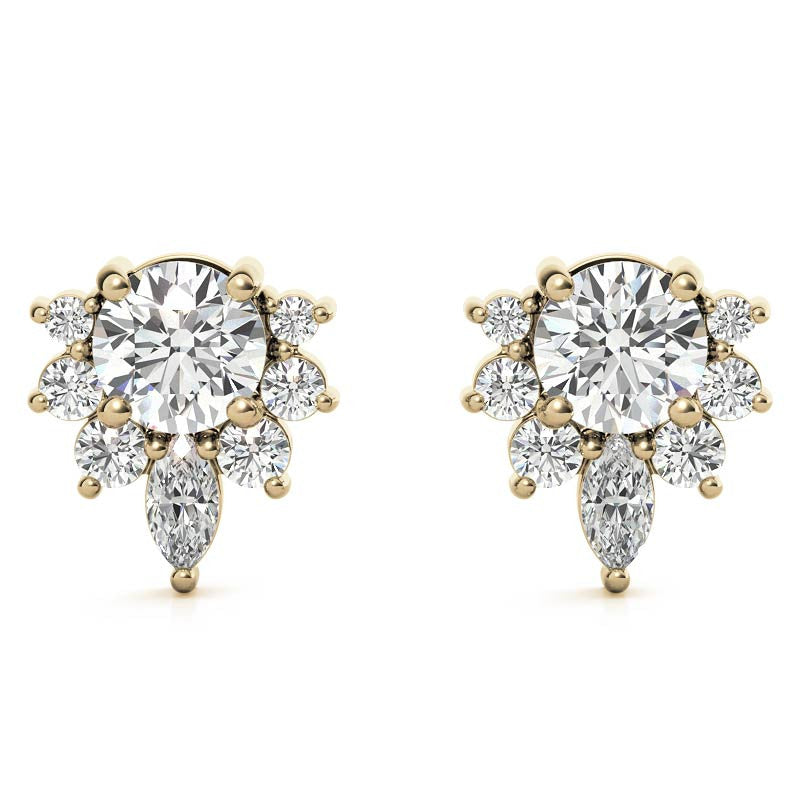 Buy SHAYA BY CARATLANE Light It Up Solitaire Earrings in 925 Silver |  Shoppers Stop